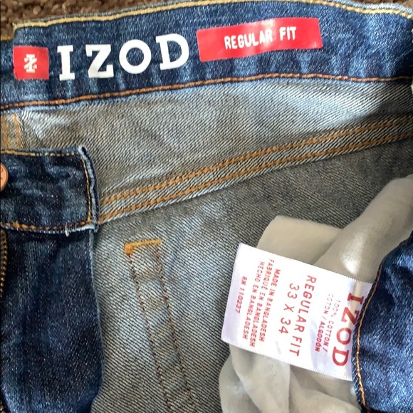 Izod Men’s Jeans Regular Fit. Good Condition 33x34 - Picture 2 of 3